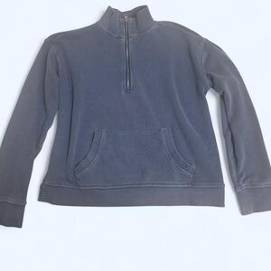 Gray Half-Zip Sweater